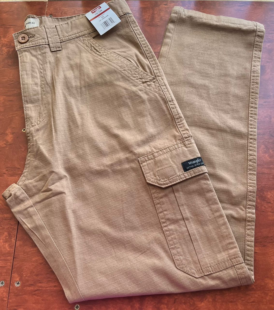 WRANGLER CARGO PANTS- KHAKI