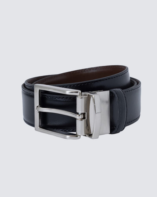 Hawes & Curtis Black and Brown Reversible Belt