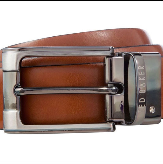 Ted Baker Tan and Chocolate Reversible Belt