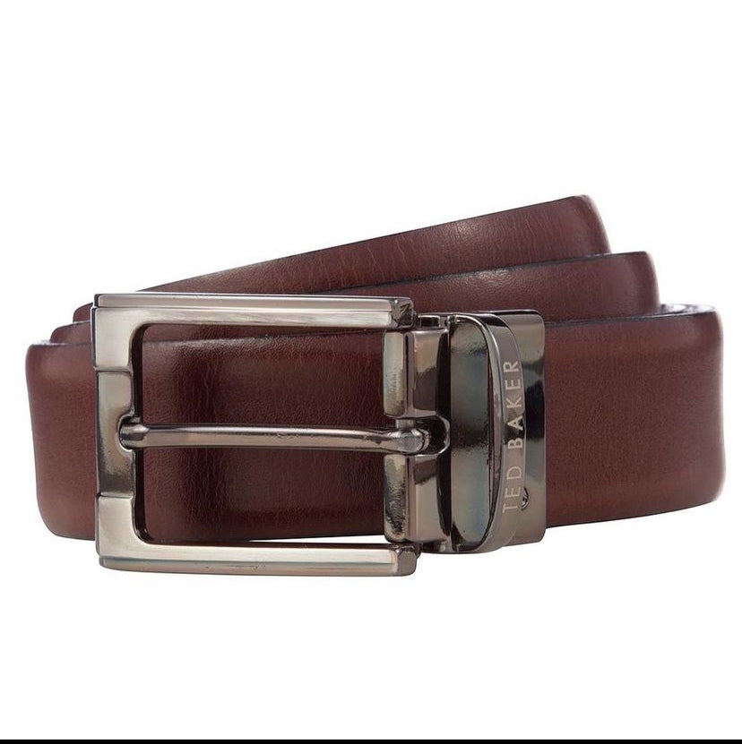 Ted Baker Tan and Chocolate Reversible Belt