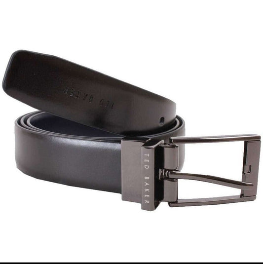 Ted Baker Black and Navy Reversible Belt