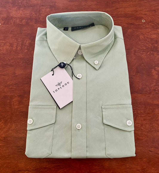 Toplook Pumice Stone Pocket Shirt