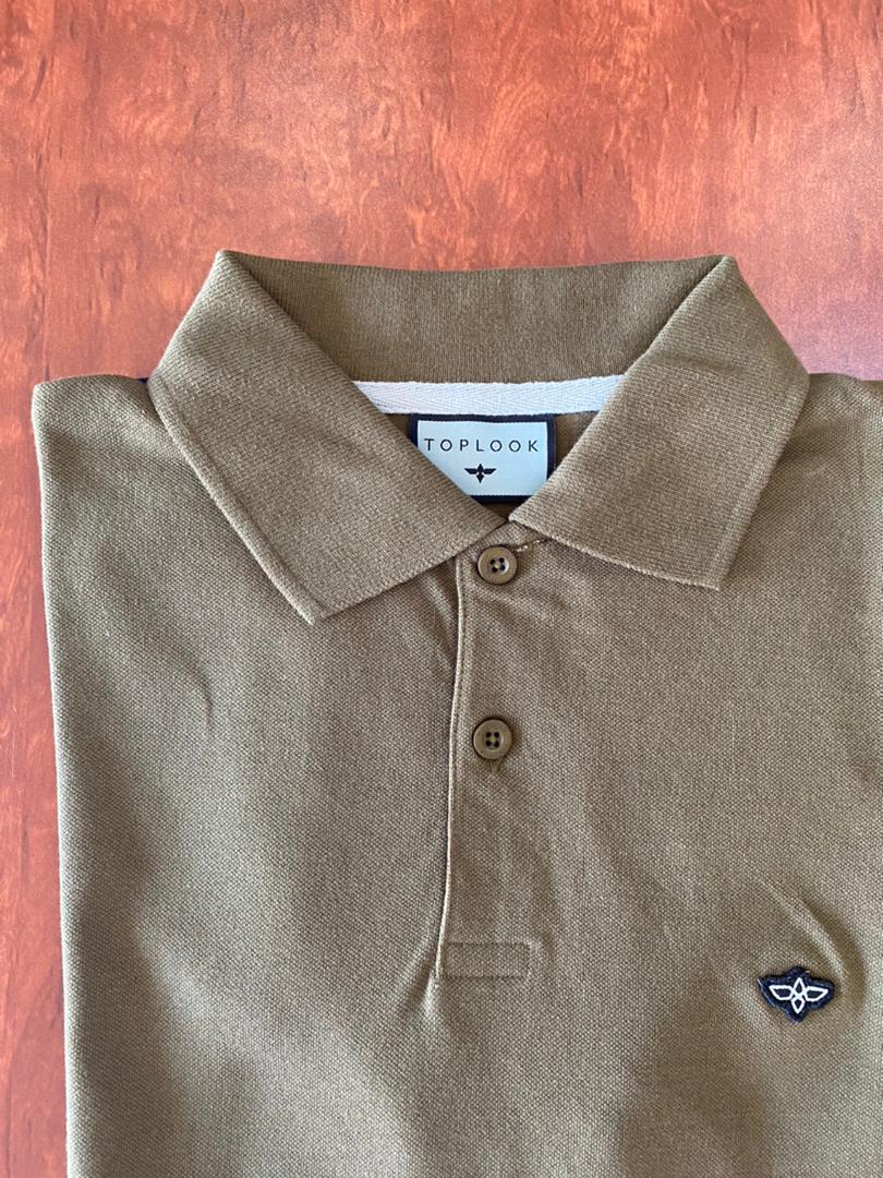 Toplook Dark Olive Polo