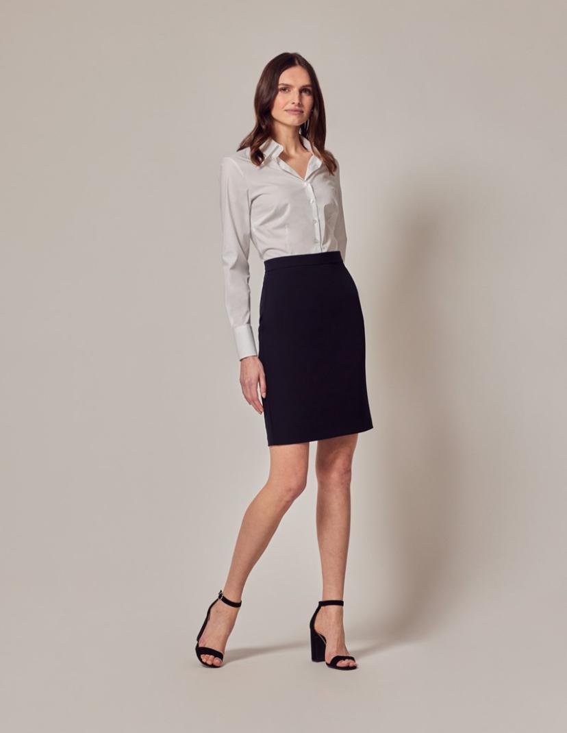 Hawes & Curtis Navy Skirt