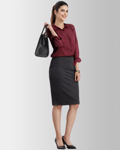 Hawes & Curtis Grey Skirt