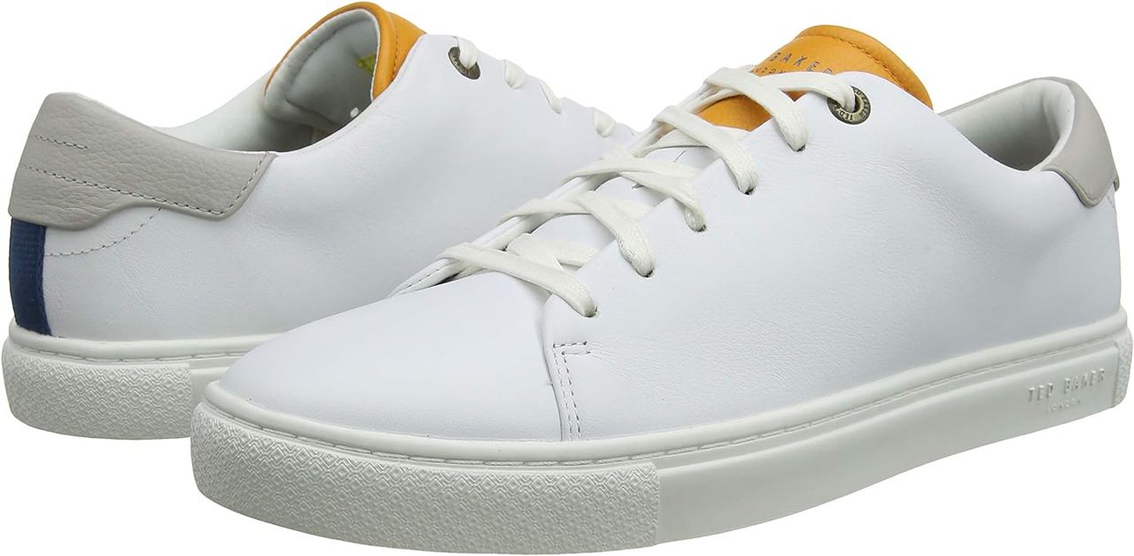 Ted Baker Yellow Leepow White Trainer