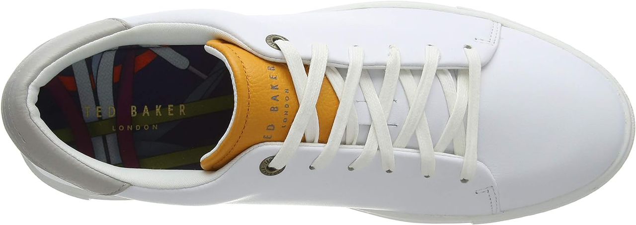 Ted Baker Yellow Leepow White Trainer