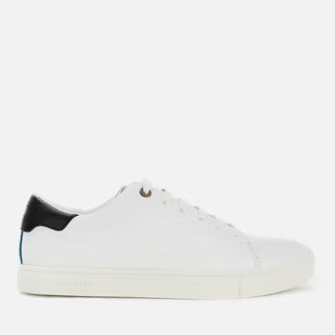 Ted Baker Black Leepow White Trainer