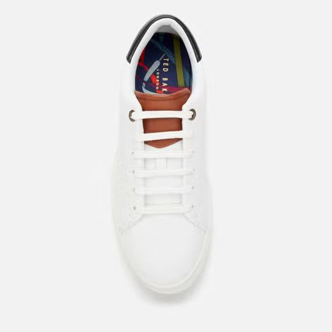 Ted Baker Black Leepow White Trainer