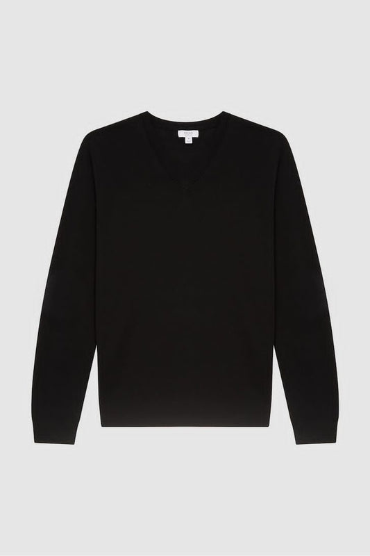 Next V Black Jumper Shirt