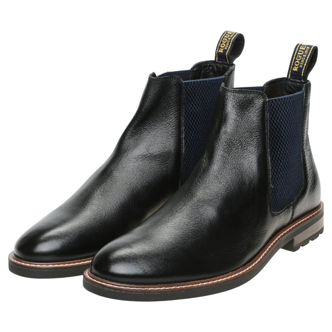 John White Noah Black Chelsea Shoe