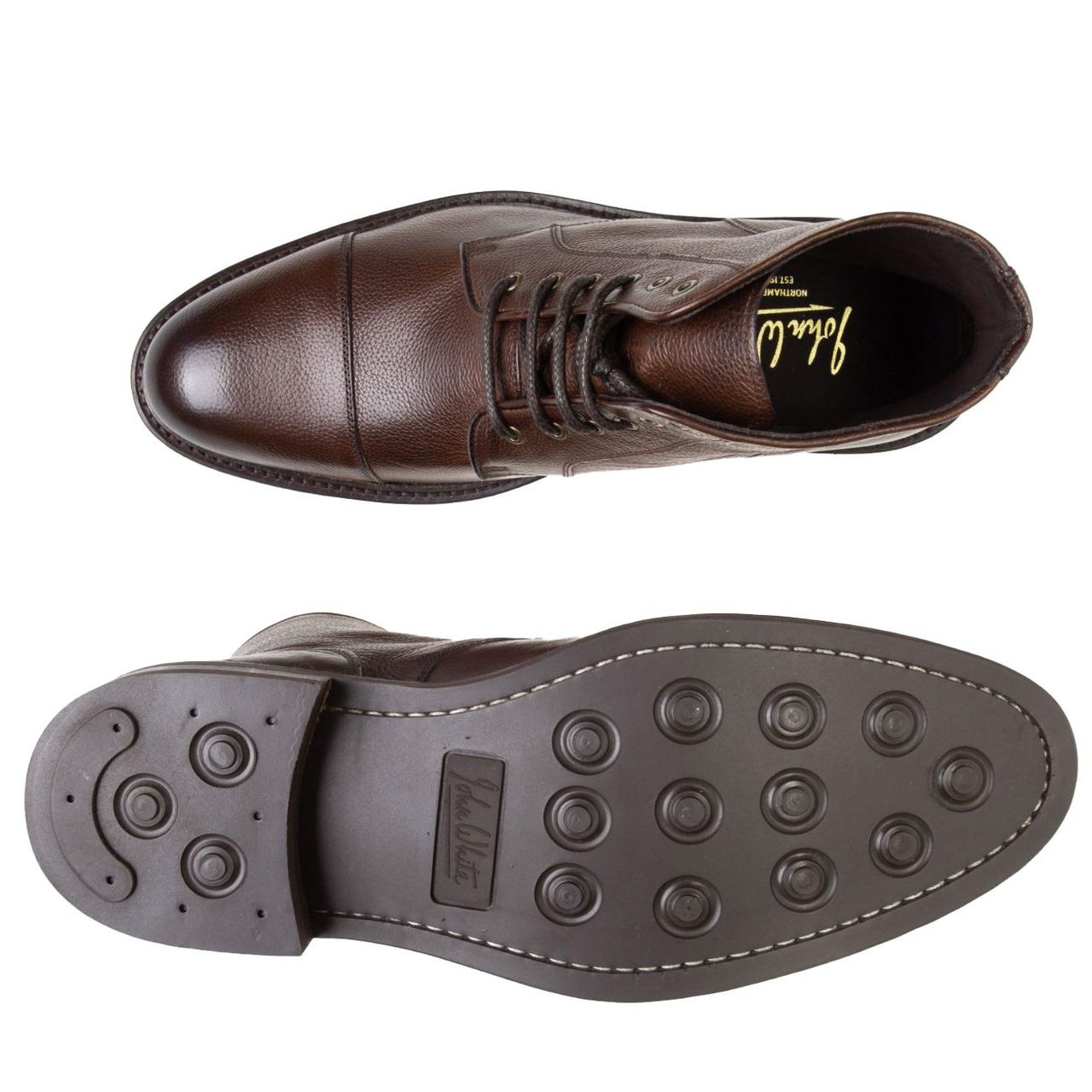 John White Hall Brown Laceup Shoe