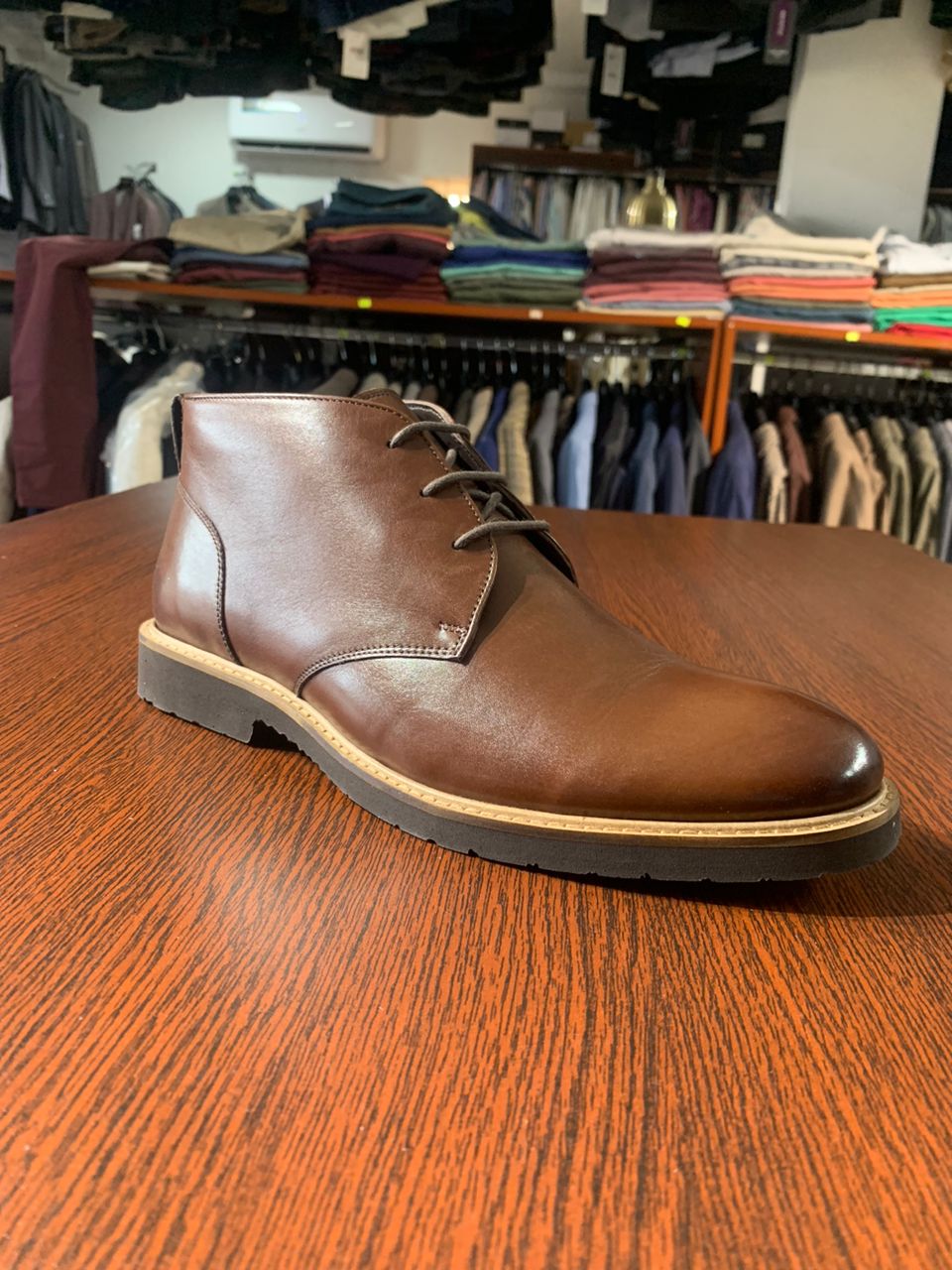 John White Brown Chukka Shoe