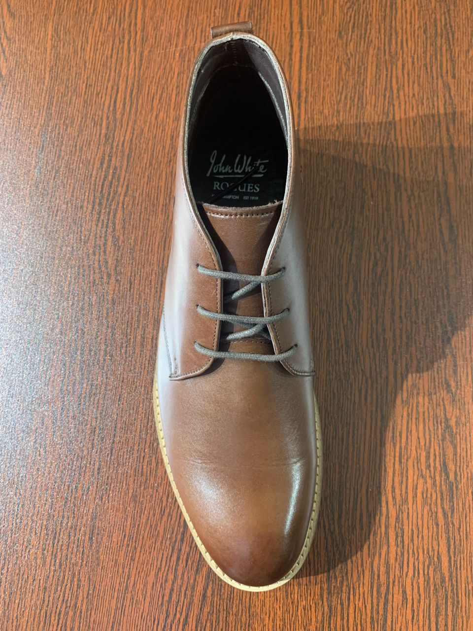 John White Brown Chukka Shoe