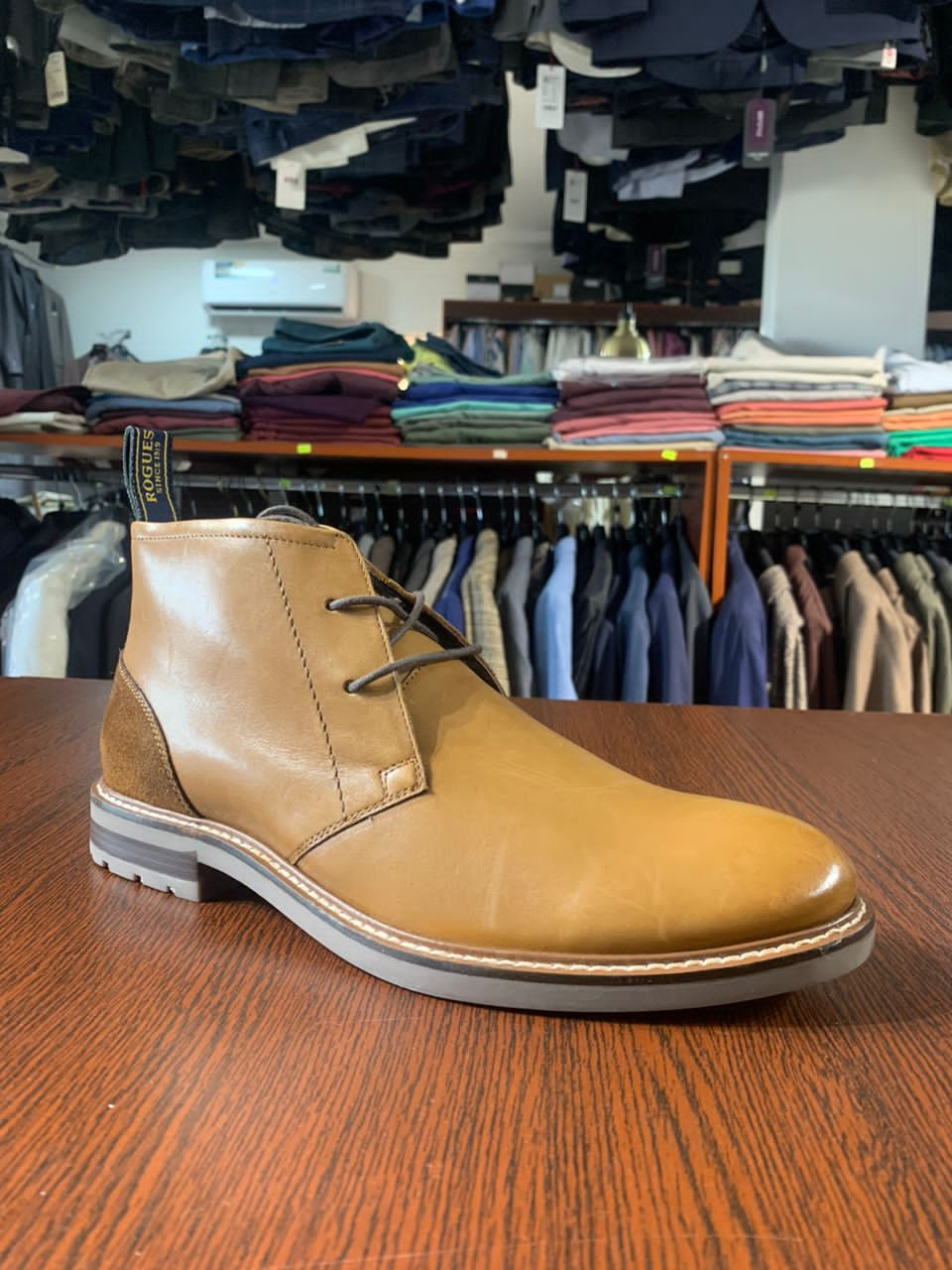 John White Tan Chukka Shoe