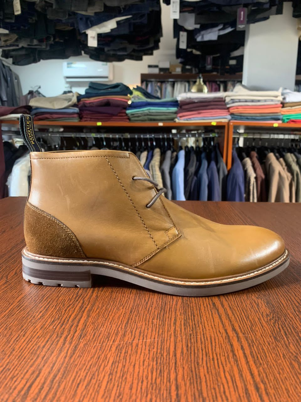 John White Tan Chukka Shoe