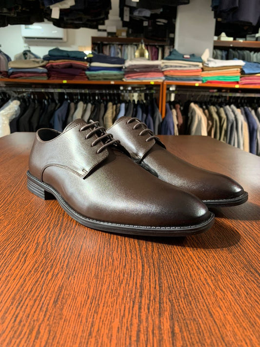 John White Chocolate Derby Shoe