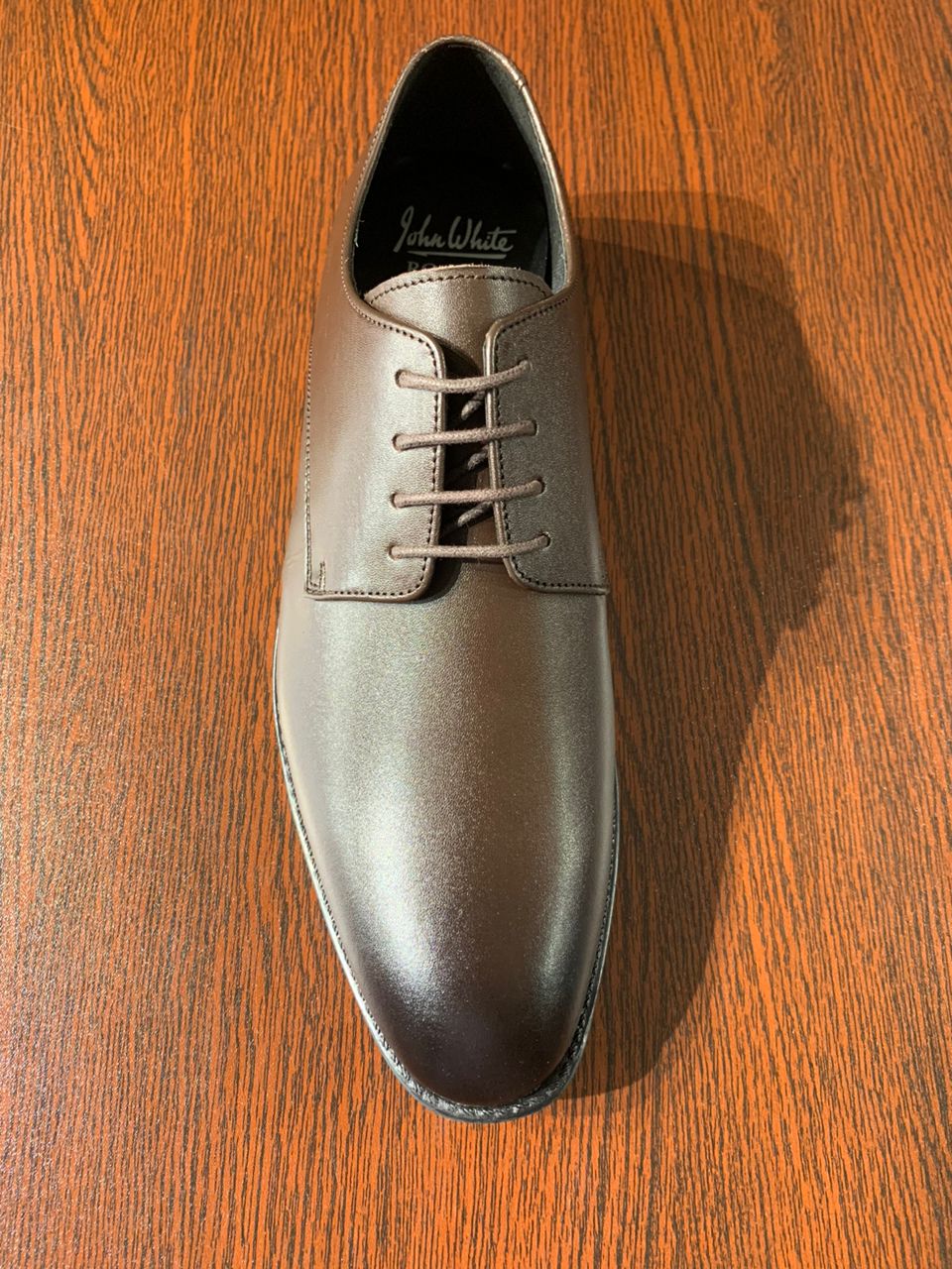 John White Chocolate Derby Shoe