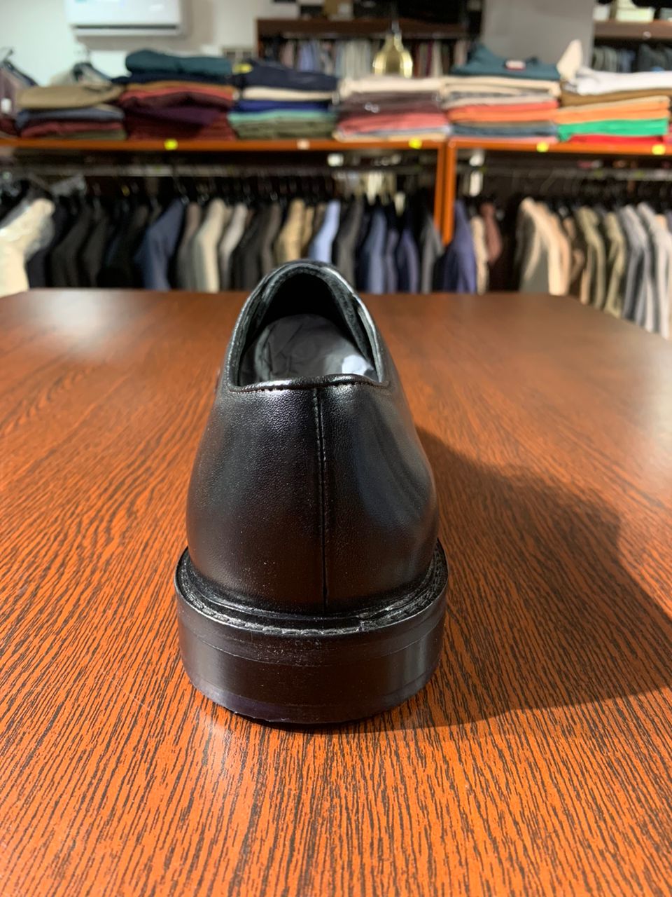 John White Black Derby Shoe